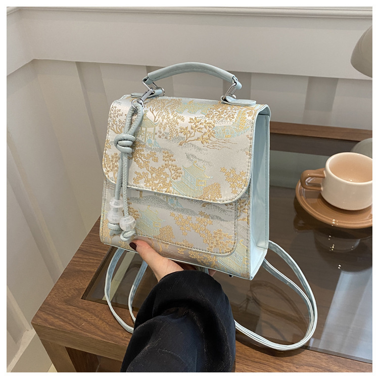 2024 New Style Fashion Design One Shoulder Crossbody Bag with Western Style, Pure Color, Fresh Underarm Texture_voghion.com