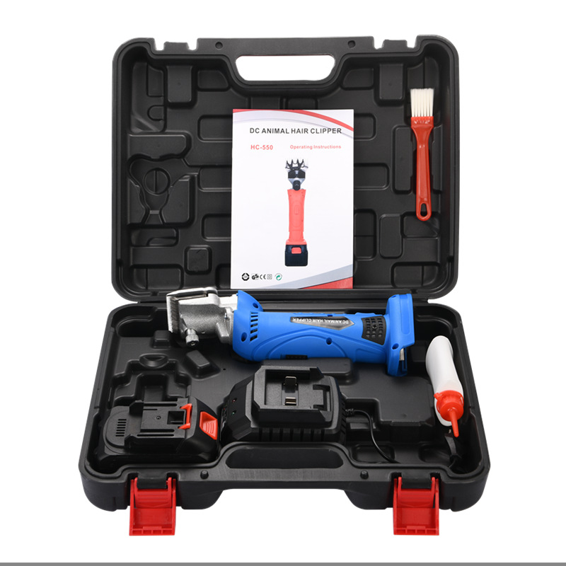Tijeras de pelo de caballo eléctrico de litio operación práctica simple caballo pelo eléctrico cortapelos pelo trimmer batería de carga