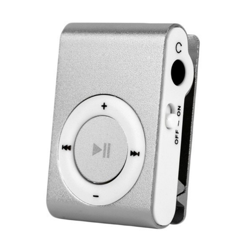 鉄クリップTFカードmp3プレーヤー金属ミニmp3大学生学習ウォークマンプレゼント携帯mp3|undefined