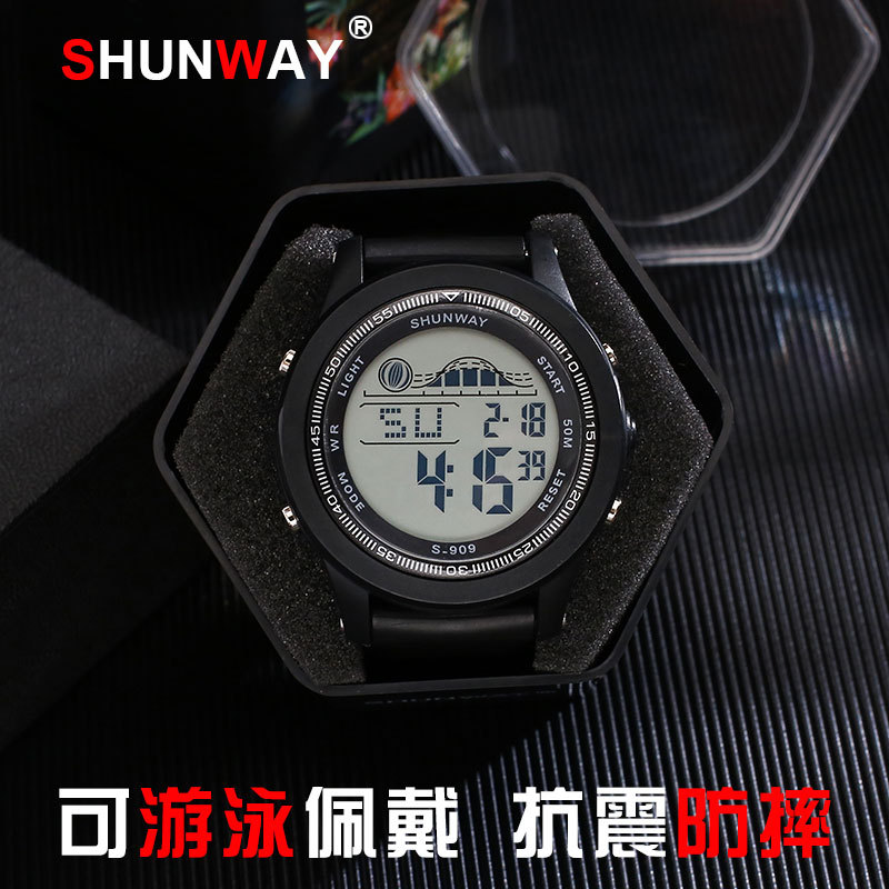Men's trend electronic universal sports waterproof watch for…