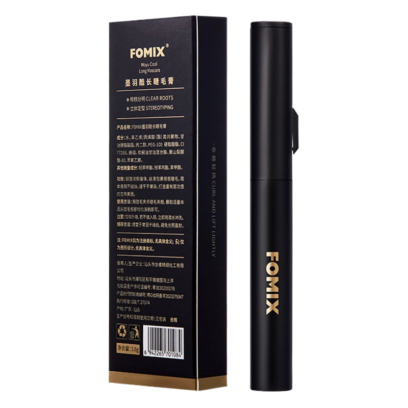 FOMIX чернила перо прохладная длинная тушь для ресниц тонкая Длинная не простая в обморок естественная завивка густая прочная основа для укладки ресниц