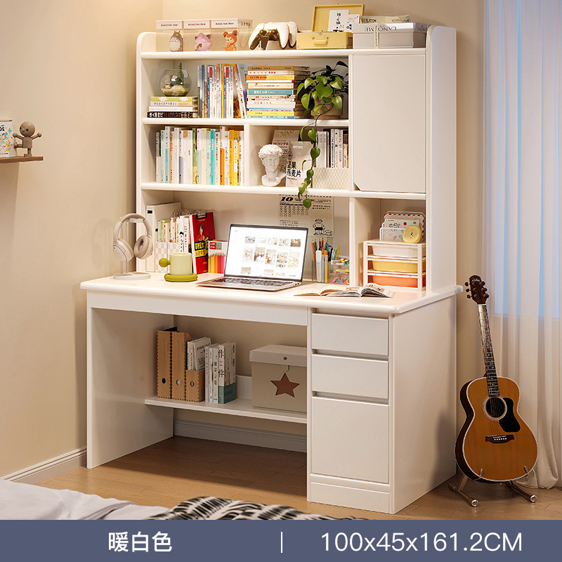 Escritorio de madera sólida escritorio de estudio para estudiantes en el hogar escritorio de escritorio estante de dormitorio escritorio de escritorio para adultos