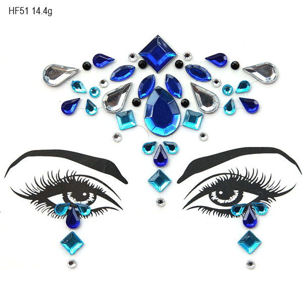 Crystal face sticker ˮü걦ʯ곧