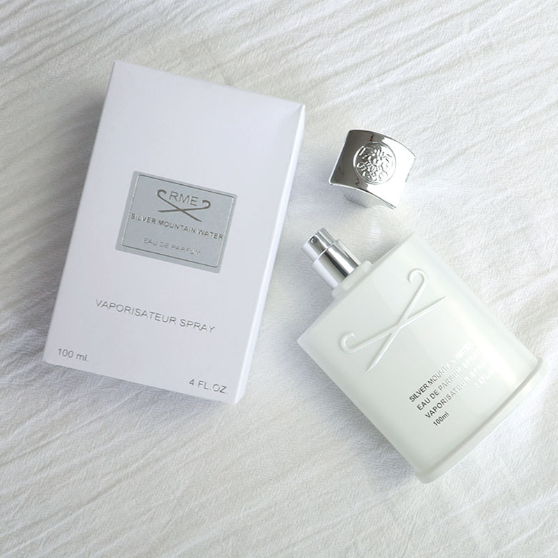 国货彩妆银色山泉 男士香水100ml清新自然花果香调蔚蓝木质淡香水