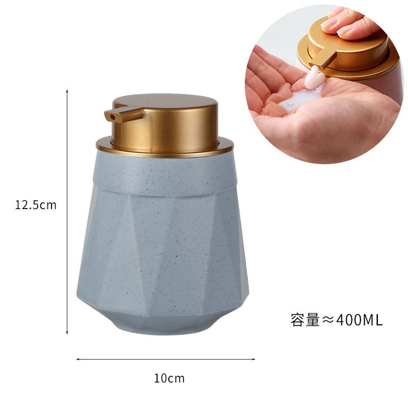 Loción oro cubierta geométrica Diamante Azul