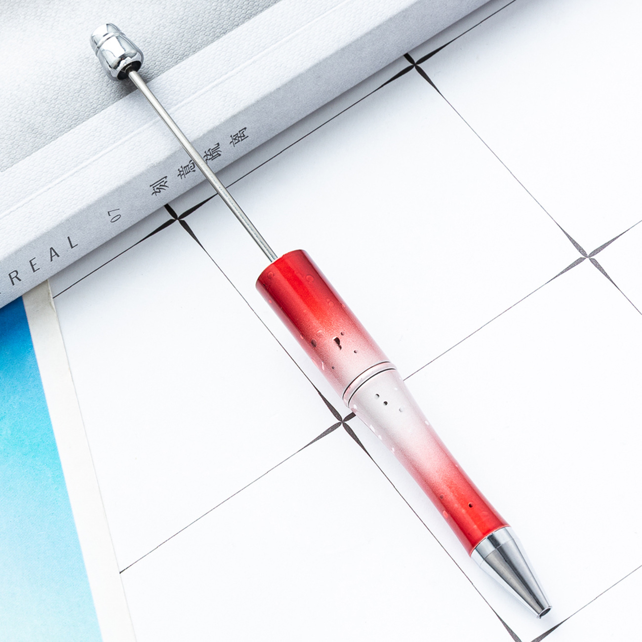 Diy Star Bead Pen creativo galvanizado UV Bead Pen estrella sequin gradiente Bead Pen al por mayor