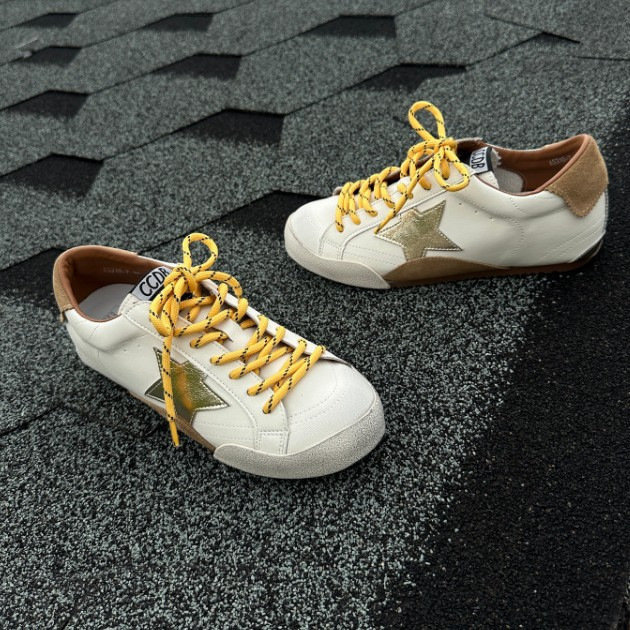 2025 New In-Stock Korean Style Age-Reducing Star Distressed Casual Versatile Sneakers for Women Spring and Summer