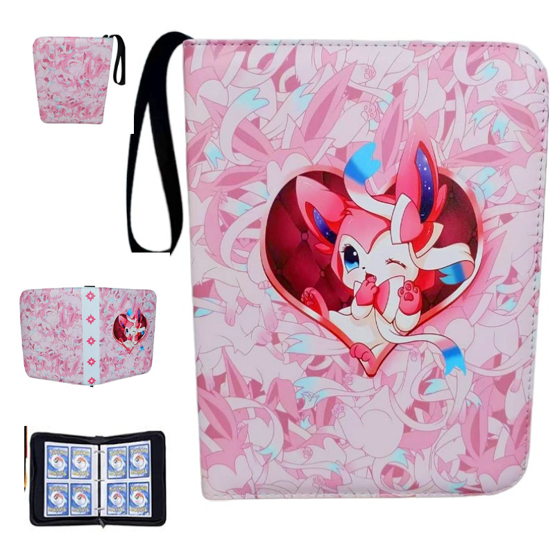 FUENTE fabricante en stock suministro baokemeng juego tarjeta colección libro Magic Baby Tarjeta de cremallera libro de almacenamiento