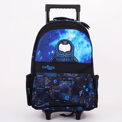 Mochila de tirón australiana de dibujos animados de gran capacidad, mochila de hombro para estudiantes de primaria y secundaria