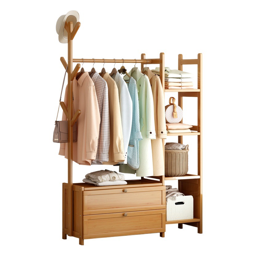 Piso perchero percha salón dormitorio ropa de los niños percha ropa creativa percha ropa perchero simple sombrero rack