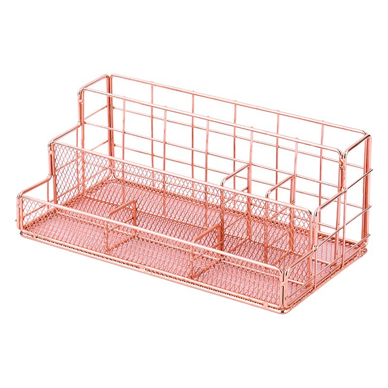 Многофункциональная металлическая подставка для документов в скандинавском стиле, органайзер для офисных принадлежностей, информационный стеллаж для бумаг и канцелярии