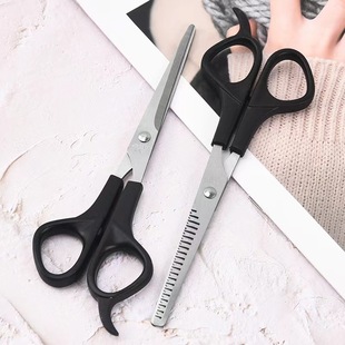 Factory in stock stainless steel hair scissors special set scissors bangs tooth scissors flat scissors thin hair scissors wholesale