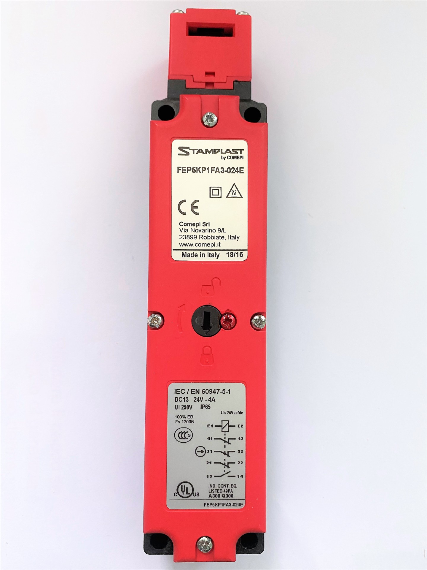 意大利COMEPI 门锁开关 FEP5KP1FA3-024E 开票另加税点