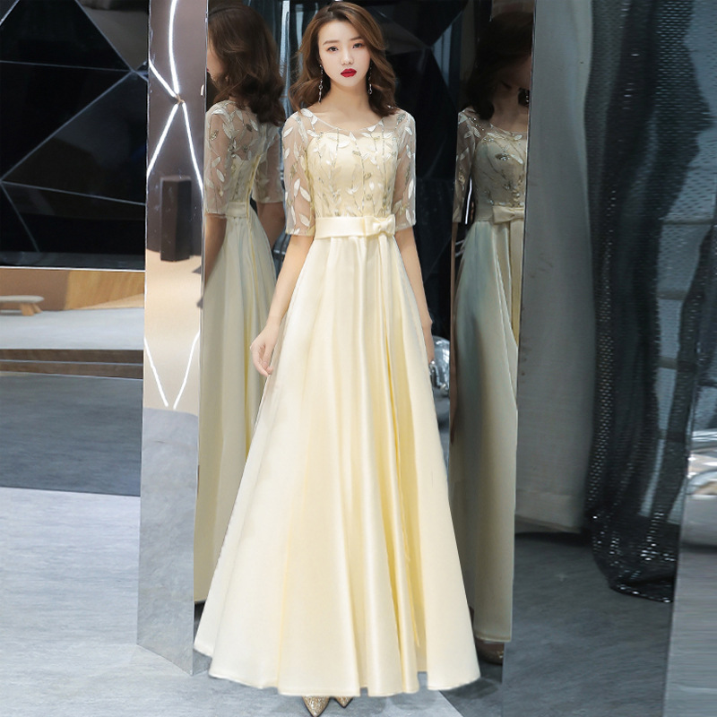 샴페인 컬러 롱