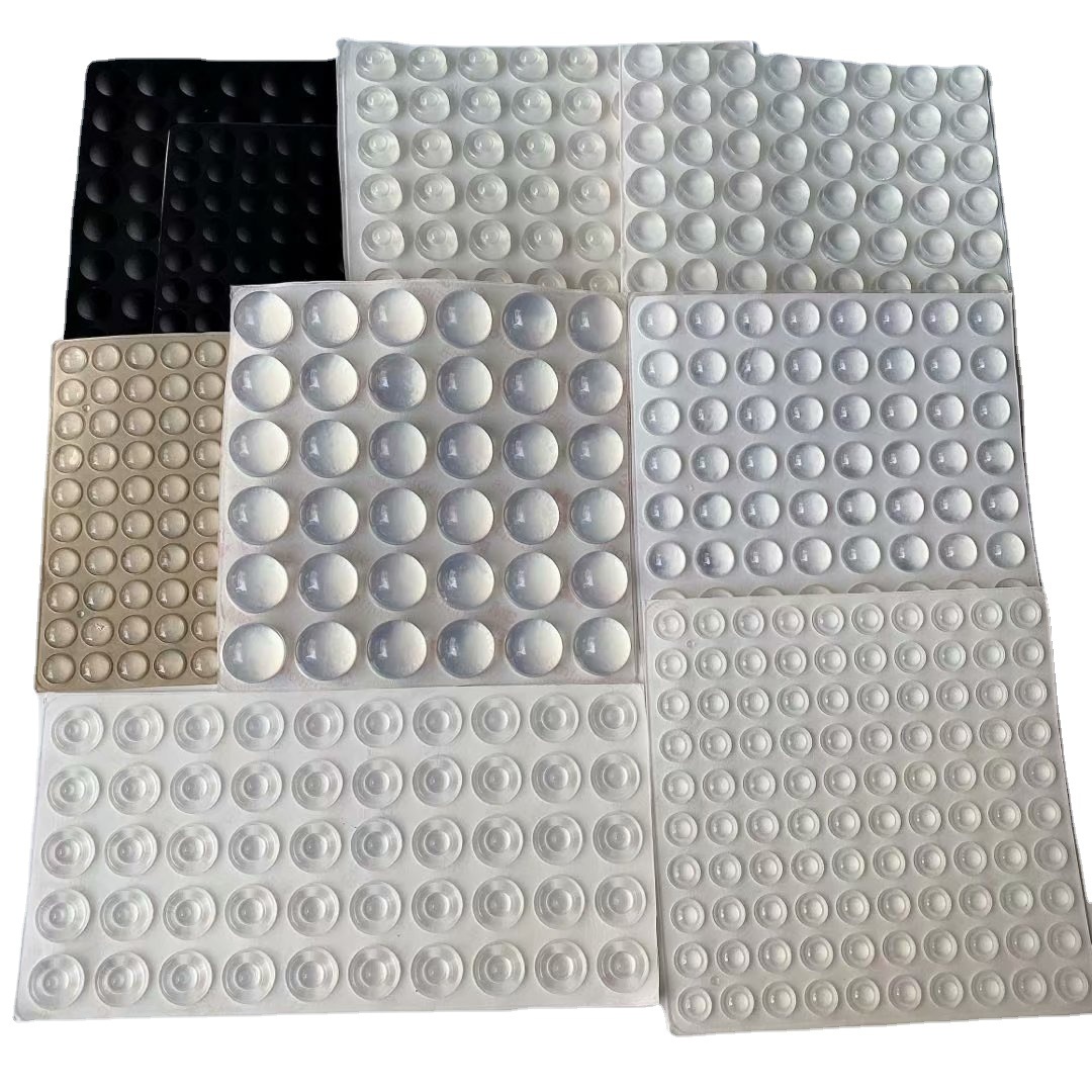 Spot gránulos de goma anticolisión de silicona, almohadilla de silenciador para el hogar, almohadilla de goma de vidrio, almohadilla anticolisión, junta de goma de vidrio, partículas de goma anticolisión
