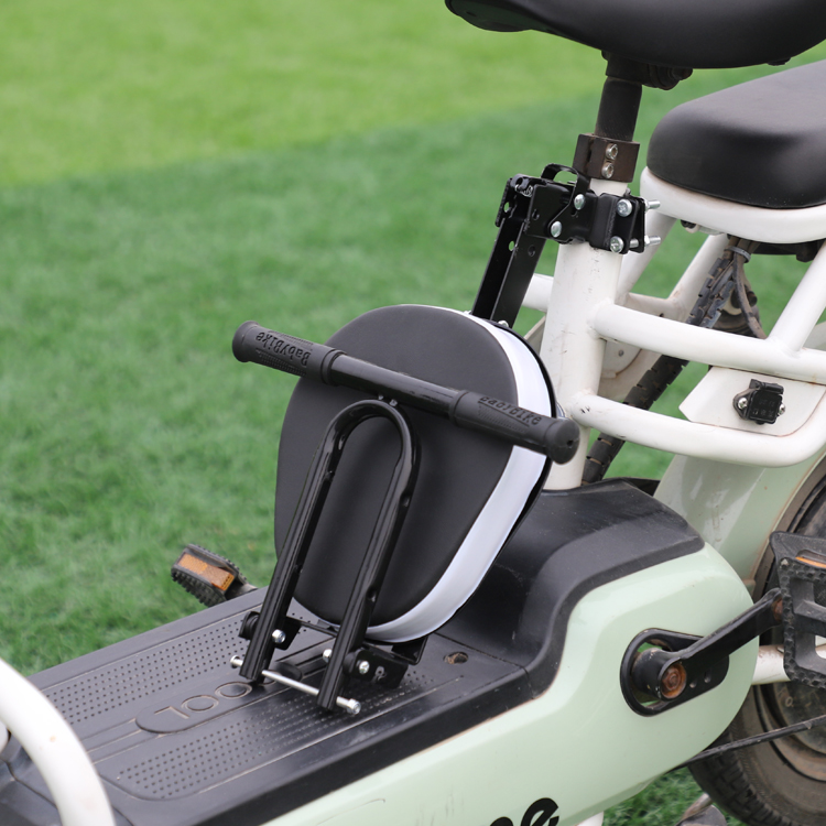 Suitable for Electric Vehicles, Bicycles, Scooters, Children's Front-Mounted Seats, Foldable Electric Bike Child Seats