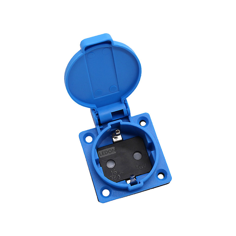 欧规防水插座 欧标工业防水插座 欧洲IP44插座 德标户外插座 欧式