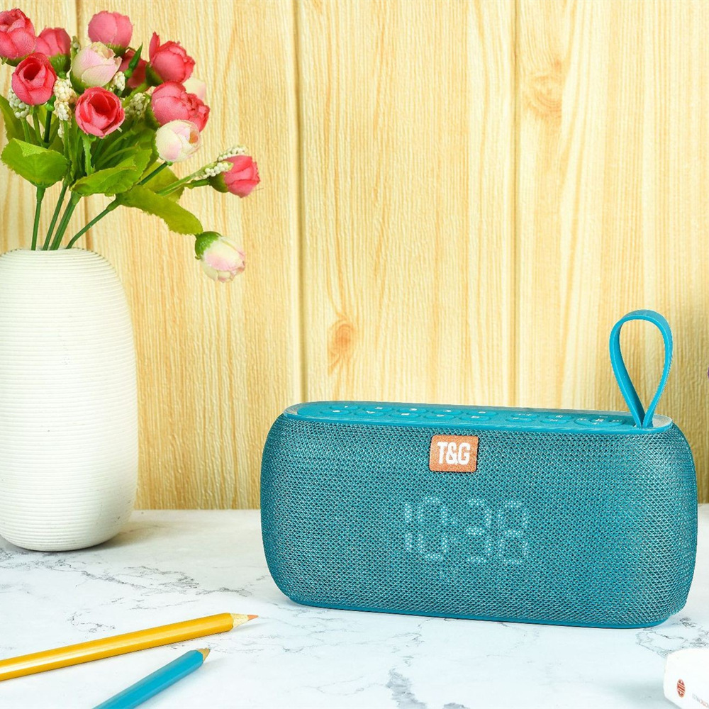 TG177 tela altavoz bluetooth subwoofer impermeable al aire libre doble diafragma de alta calidad de sonido portátil tarjeta de conexión de voz
