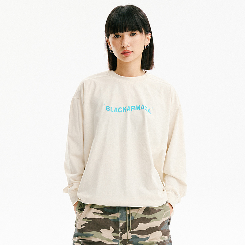 Fashionable Brand Sports Men's Long-Sleeved T-Shirt Lightweight Quick-Drying Long-Sleeved T-Shirt Men's and Women's Same Style Outdoor Loose Long T-Shirt