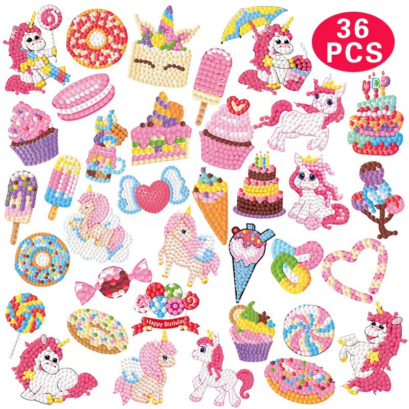 아이스크림 유니콘 36가지 조합