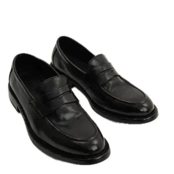Guanqiang's Same Style Italian Washed Leather Casual Versatile Soft-Soled Lightweight New Retro Men's Loafers