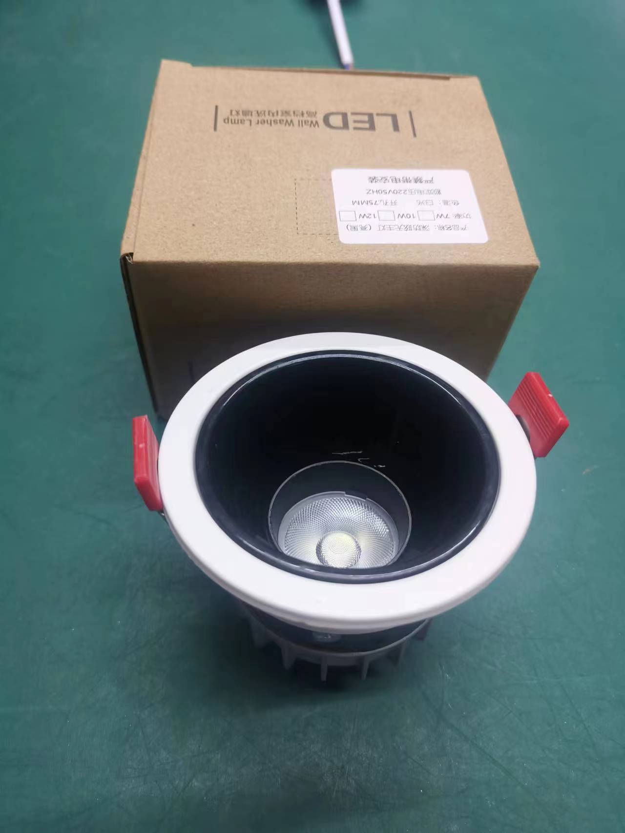 Lámpara de Techo LED Empotrable Comercial 5W 7W 12W de Aluminio, Fuente de Luz COB, para Tienda y Sala de Estar