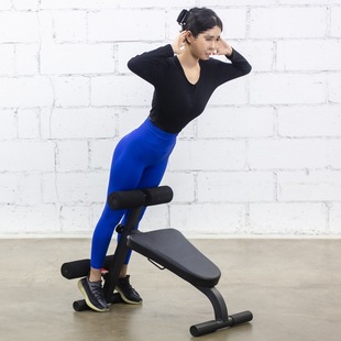 Upper Oblique Stretch Roman Chair Goat's Dumbbell Stool Supine Board Abdominal Muscle Board Waist Back Strength Training Fitness Equipment