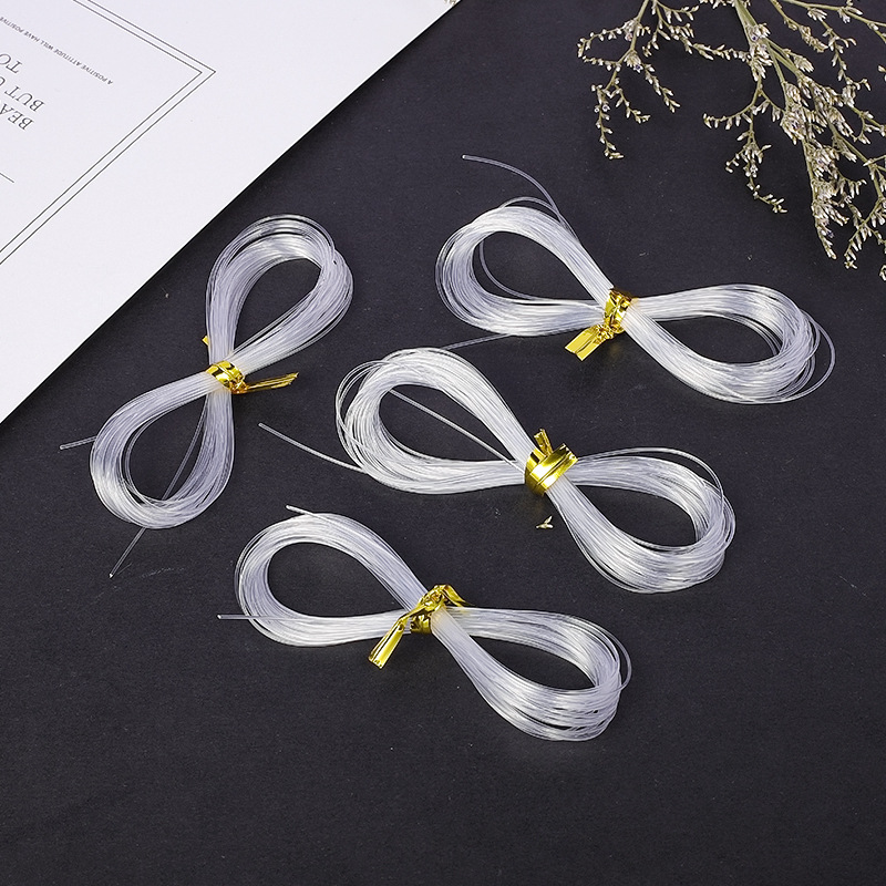 结实耐磨透明水晶鱼线无弹力水晶鱼丝线 DIY饰品配件串珠材料