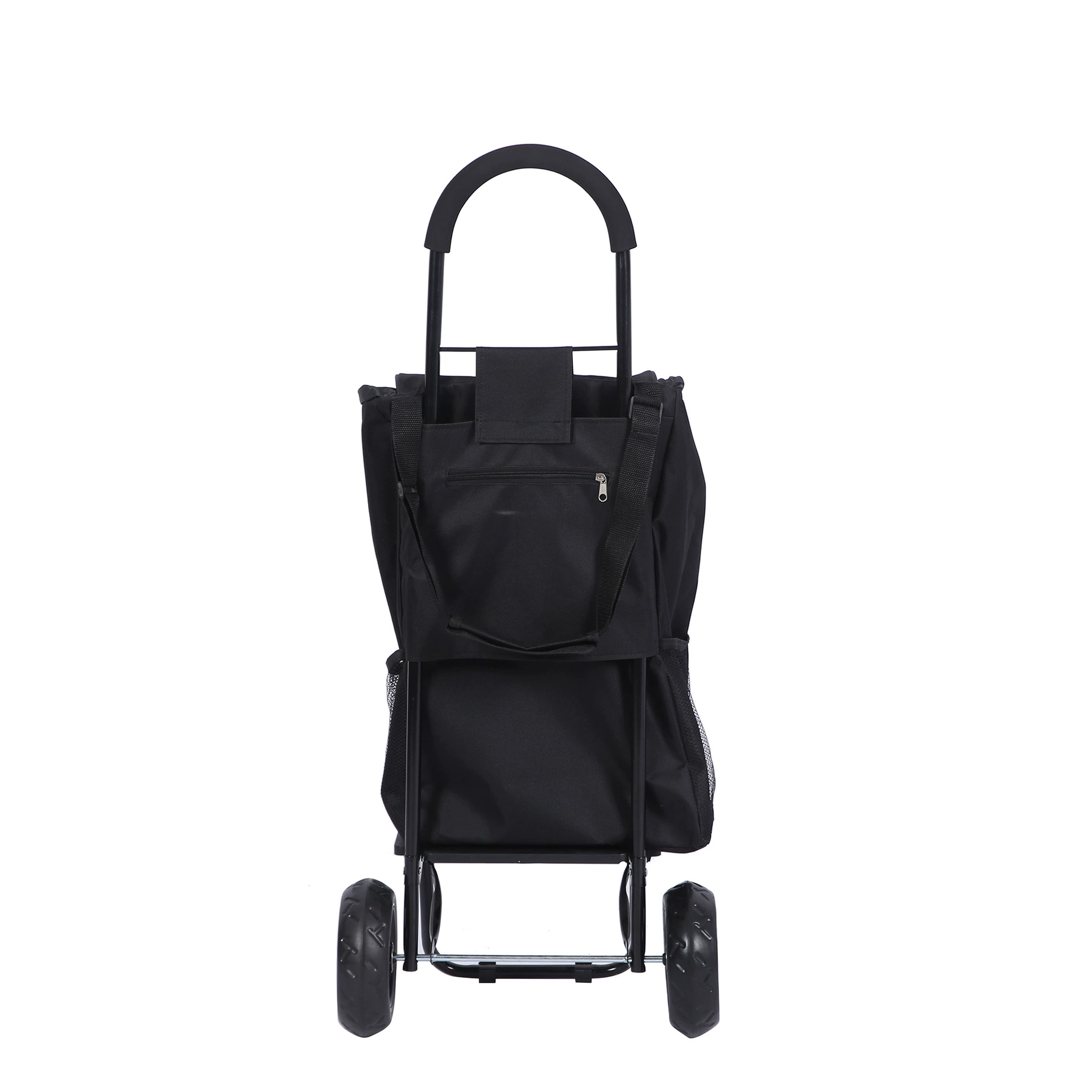 Handheld shopping cart for home use, foldable suitcase