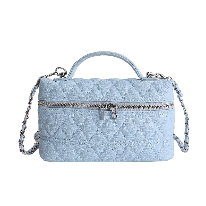 Bolso de mano de alta sensación 2026 nueva moda cadena de diamante bolso de mujer nicho bolso de lujo ligero image 17