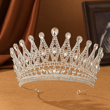欧美跨境crown 新娘皇冠发箍发饰装饰饰品配饰公主水晶皇冠头