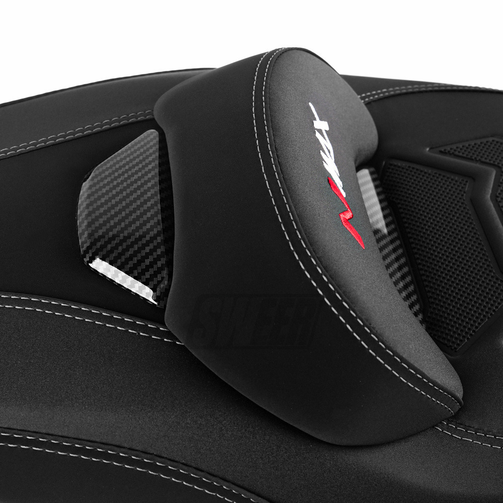 Suitable for 25-26 Models of Yamaha Nmax155V3 Modified Seat Cushion with Lumbar Support, Waterproof Seat Cover, Non-Destructive Installation Assembly