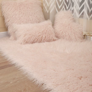Australian Sheep Imitation Beach Wool Carpet Chair Cushion Plush Round Carpet Bedroom Bedside Blanket Bay Window Mat Window Sill Mat