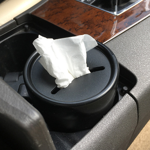 Shunwei cross-border best-selling car storage box mini small trash can storage box car cup-shaped convenient trash can