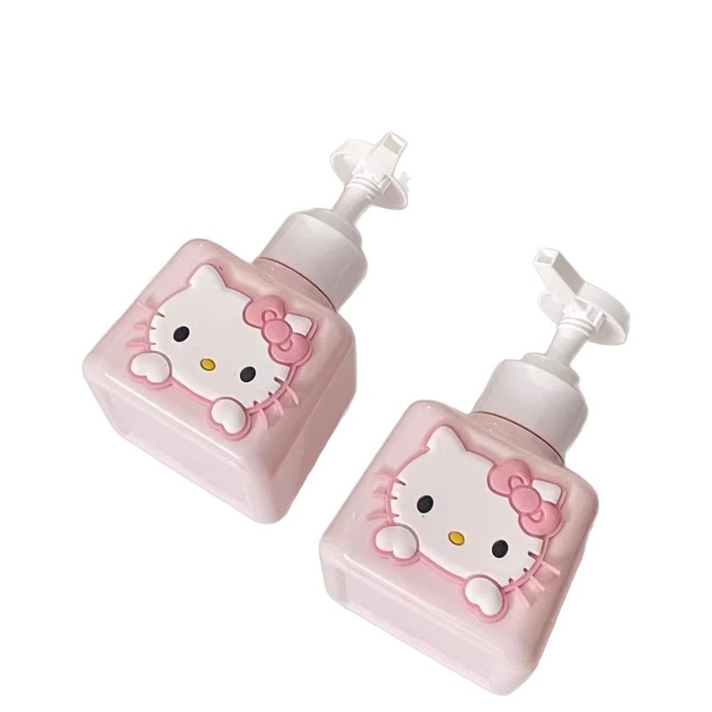 パンチキティボトル、かわいくて見栄えの良いプレス空ボトル、シャワージェルボトル、ローションボトル、家庭用手指消毒剤|undefined