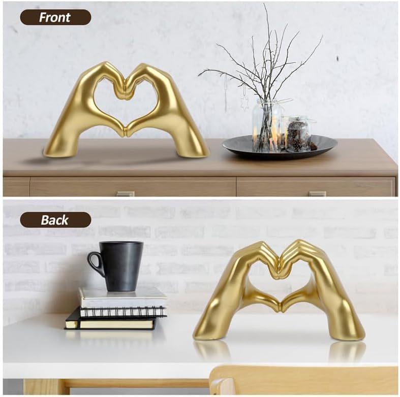Transfronterizos dos manos amor que amor resina artesanía decoración para el hogar estatua decoración de escritorio festivales boda