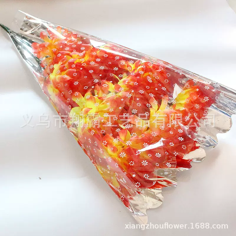 义乌翔霸祭祀菊花 清明扫墓仿真手捧花束祭奠绢花用品现货批发