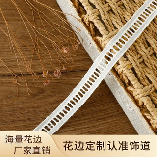 新款女装连衣裙洛丽塔穿着配饰电脑刺绣水溶棉布花边工厂现货直销