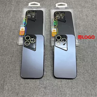 适用苹果14PRO手机壳原机色iPhone 12PRO刀锋电镀镜头防摔保护套