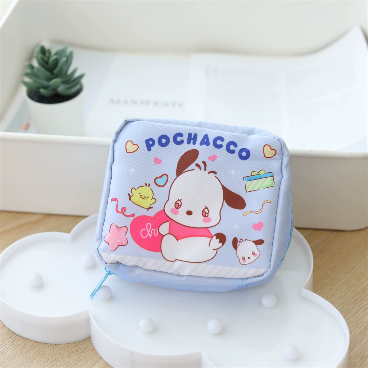 Мультяшные японские гигиенические pads, система хранения, портативная маленькая сумка, милая организаторская сумка