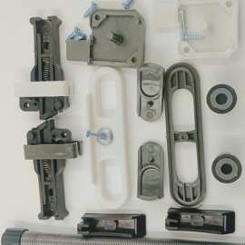 隐形纱窗配件回卷沙网锁扣拉手端盖弹簧轴承堵头维修塑料零件老款