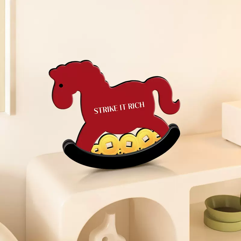 【马上有钱】创意入户玄关柜摆件客厅电视柜装饰品收银台小摆件