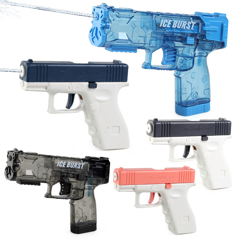 Tipo de explosión de Douyin, pistola de agua de ráfaga manual, encendedor, pistola de agua, máquina de agua, pistola de rábano de retorno automático, juguete de cuchillo de rábano