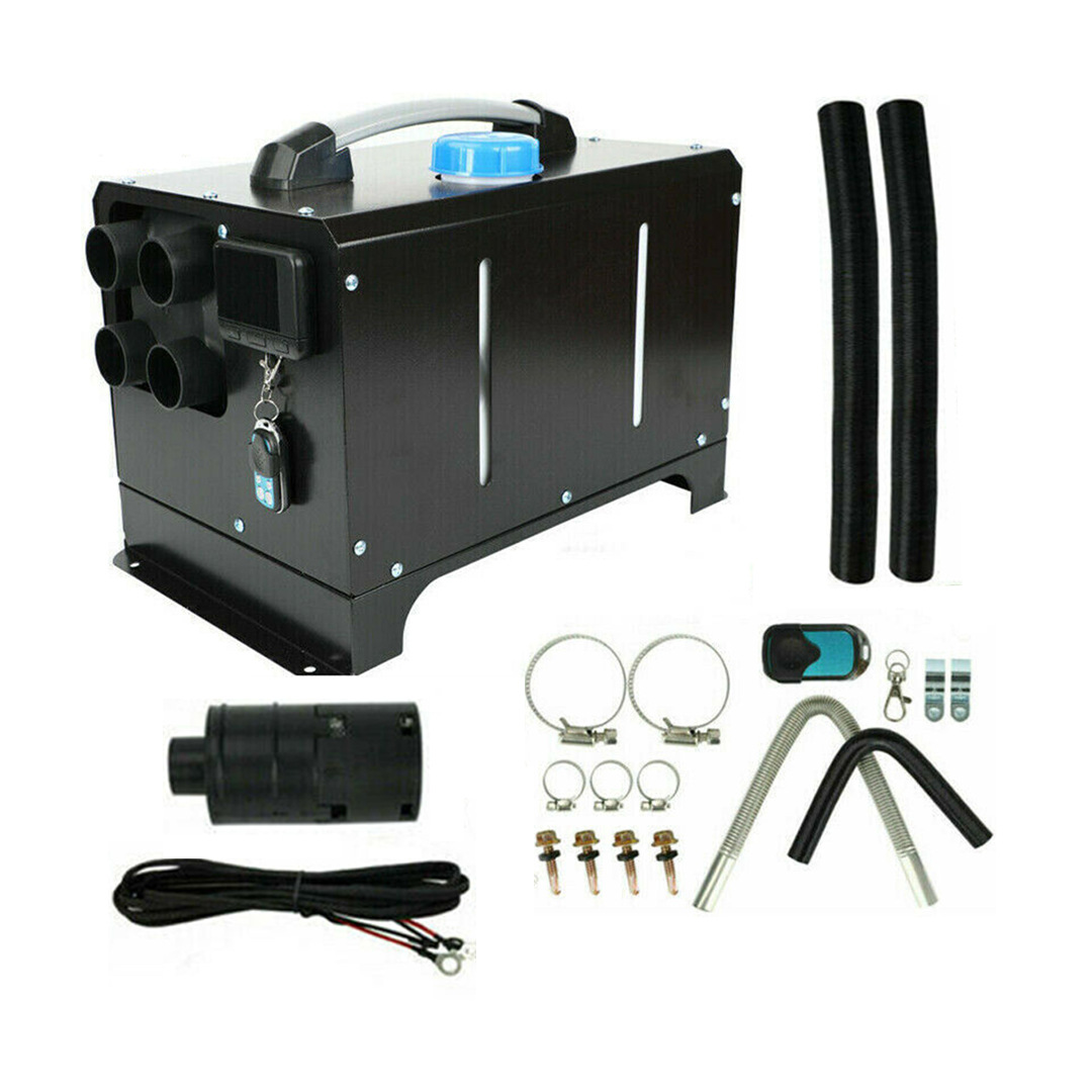 12V5KW 黑色方形驻车燃油空气加热器柴油暖风机体机货车取暖