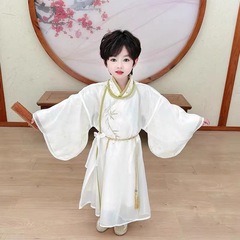 Hanfu Boys Autumn Clothes New Ancient Style Girls Baby Tang Suits Chinese Style Mid-Autumn Festival Performance Han Elements Traditional Chinese School Clothes