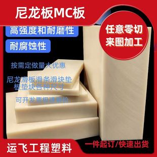 Processing of Nylon Plates Mc Nylon Plates Are Wear-Resistant and Can Be Cut at Will. High Temperature Resistant Nylon Plates of Various Sizes
