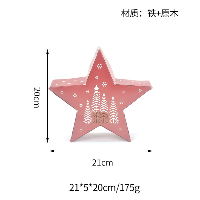 北欧仿真迷你圣诞树铁制烛台橱窗摆台艺术圣诞节装饰圣诞礼物家用|undefined