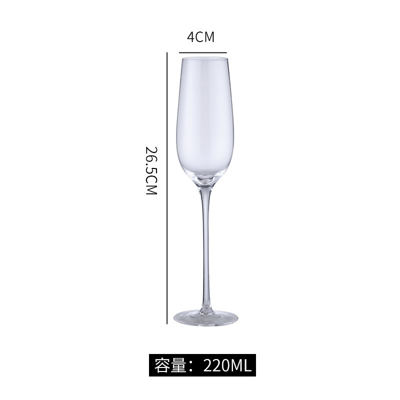 Copa de champán de cristal con boca inclinada Jinbaijia, copa de degustación de aromas para hotel, copa de vino tinto, copa de vino