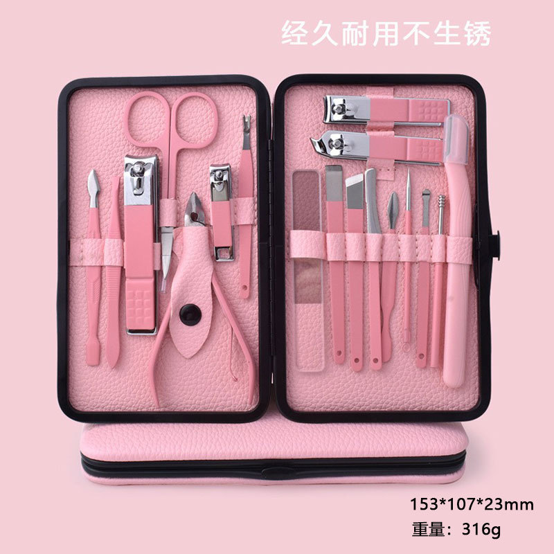 Spot cortaúñas juego de cortaúñas manicura kit de manicura juego completo de cortaúñas fabricante de tijeras para la piel muerta de acero inoxidable