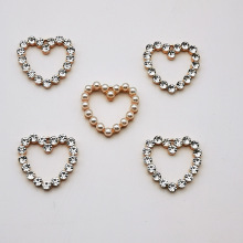 时尚金属镂空满钻爱心形配饰DIY洞洞鞋发饰发夹服装配件批发厂家